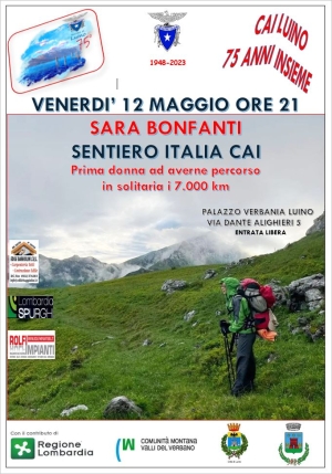 Conferenza di Sara Bonfanti - 7000 km del Sentiero Italia in solitaria