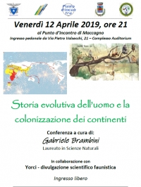 Conferenza - Storia evolutiva dell’uomo e la colonizzazione dei continenti