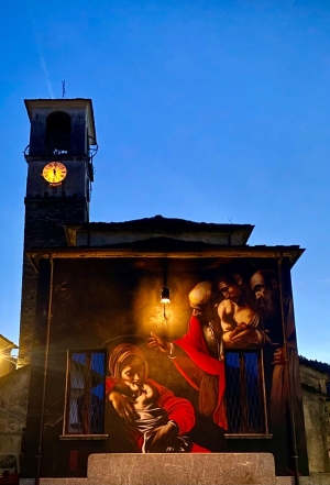 Passeggiata tra i presepi della Valdumentina fino al murales di Curiglia