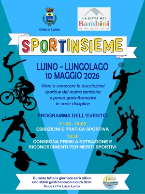 Annullata per previsioni meteo avverse - Domenica 10 maggio 2026 - Festa dello sport a Luino